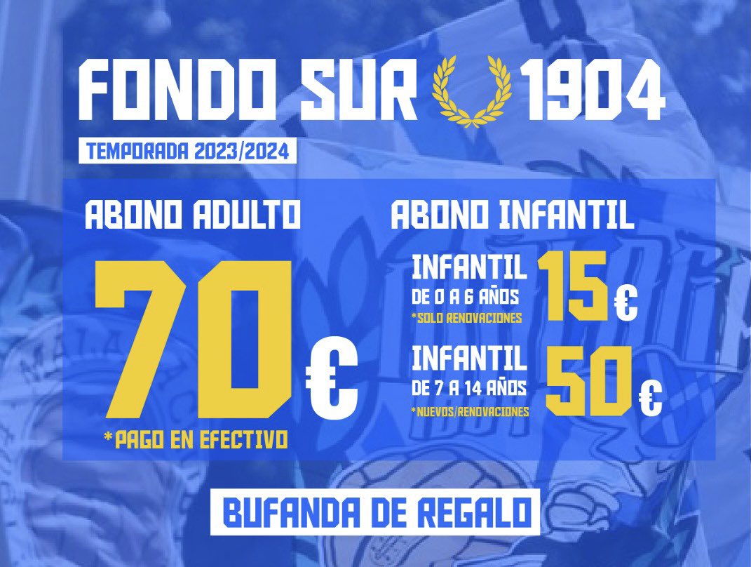 ¿Te has dormido y no has podido sacar el abono con nosotros?😬🫠

¡No te preocupes, te echaremos una mano para conseguirlo!😜

Escríbenos un whatsapp al 619 985 109📲