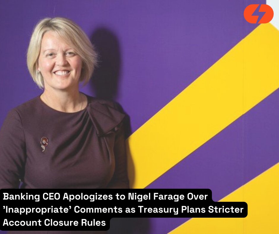 NutShellAppNews's tweet image. #BankingCEO Apologizes to #NigelFarage Over 'Inappropriate' Comments as Treasury Plans Stricter #AccountClosure Rules

bbc.com/news/business-…

#Uknews #scotlandnews #englandnews #BankingApology #TransparencyRules #TreasuryPlans #PoliticalViews  #StricterRegulations #FinanceNews