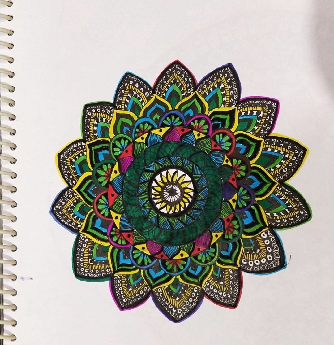 #mandala #art #mandalaart #mandalas #artist #mandalatattoo #tattoo #artwork #mandalaartist #drawing #mandalalove #mandaladrawing #artistsoninstagram #mandalapassion #handmade #love #zentangle #artoftheday