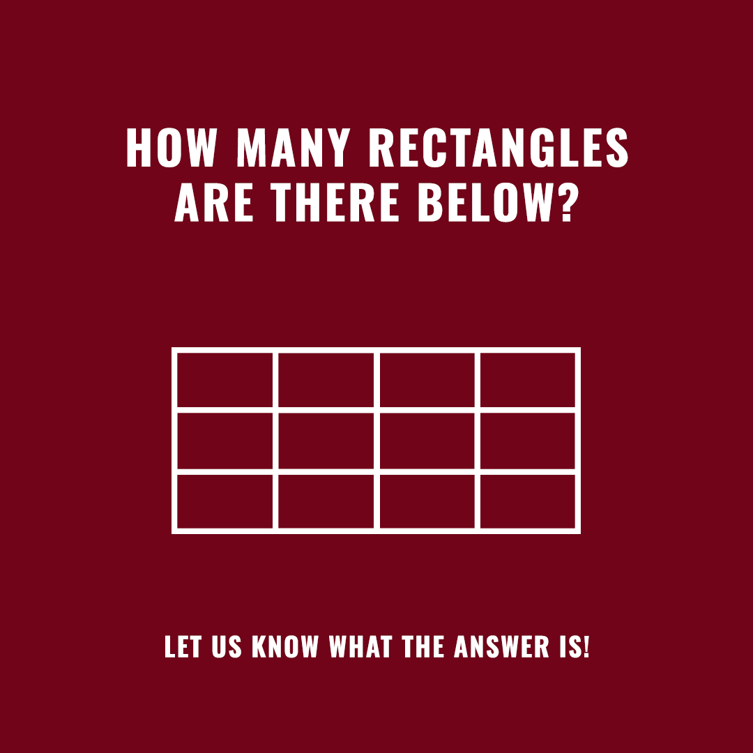How Many Rectangles Are There Riddle RS on Twitter: