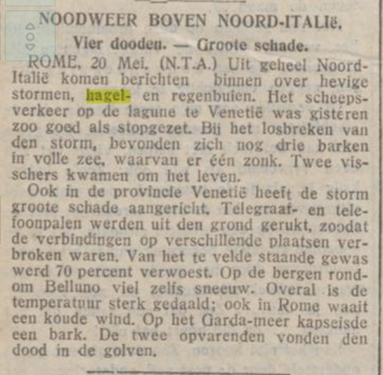 The_realist_31's tweet photo. @HOudemast Als sinds er toeristen naar Noord Italie gaan en in het bijzonder het #gardameer  horen we van #hagel buien met hagelstenen zo groot als golfballen, en beschadigde caravans
Tijdens de Slag om Solferino (10km van Gardameer) eind Juni 1859 was er onweer, zware regens en hagel https://t.co/OEJPA3rB9E