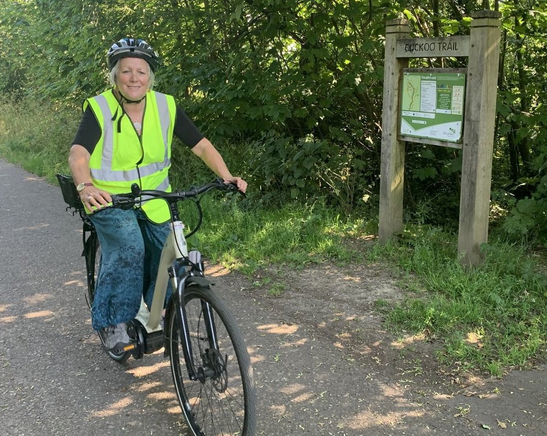 “I love that I can cycle on dedicated cycle lanes from Heathfield to Lewes, but we need more transport options along this route that serve our local communities and allow active travel.” Vote for Anne Cross as your next Green Cllr, she will speak out for the needs of local people