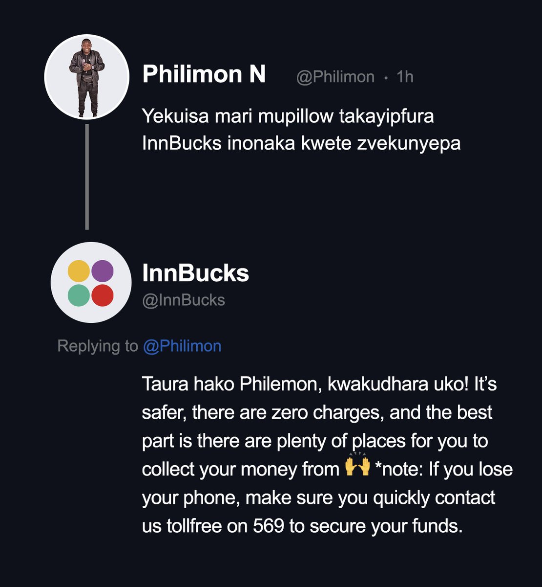 InnBucks® tweet media