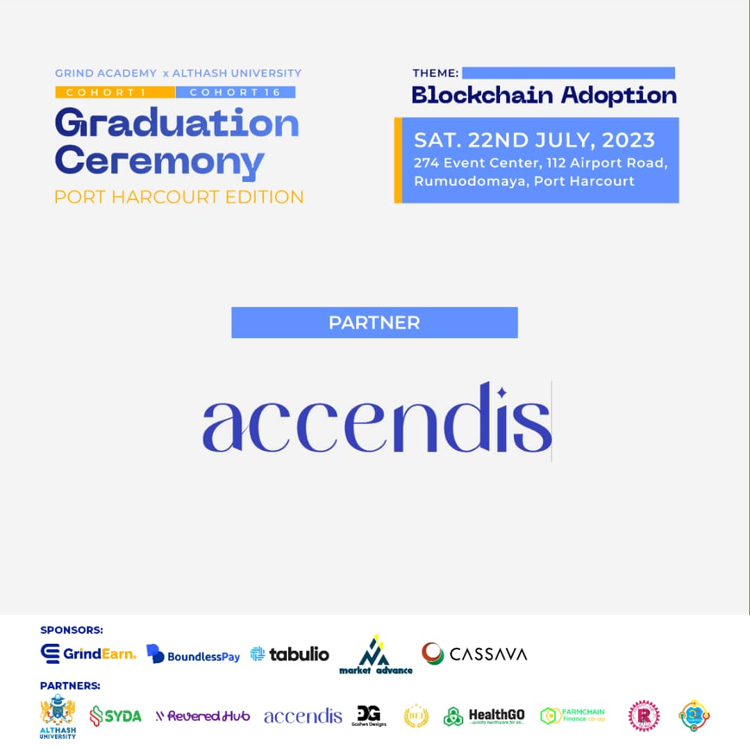 GrindEarn's tweet photo. 🚨 Partnership Alert! 📣
We are delighted to announce a new partnership with @Accendis_Social. 🤝
This partnership is in view of our forthcoming Graduation 🎓 Ceremony for #GrindAcademy X #Althash University Graduands, this Saturday. 🎉
Anticipate! 🚀
#GrindAcademy https://t.co/yLrmvz6JJd