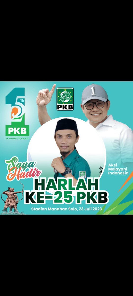 Tasyakuran 1 Abad NU, 25 Tahun PKB. "Aksi Melayani Indonesia" Istighosah dan Sholawatan. Di Stadion Manahan Solo. #25tahunPKB #HarlahPKB #Harlah_25_PKB #1AbadNU #PKB #PartaiKebangkitanBangsa #like4like #LIKEs