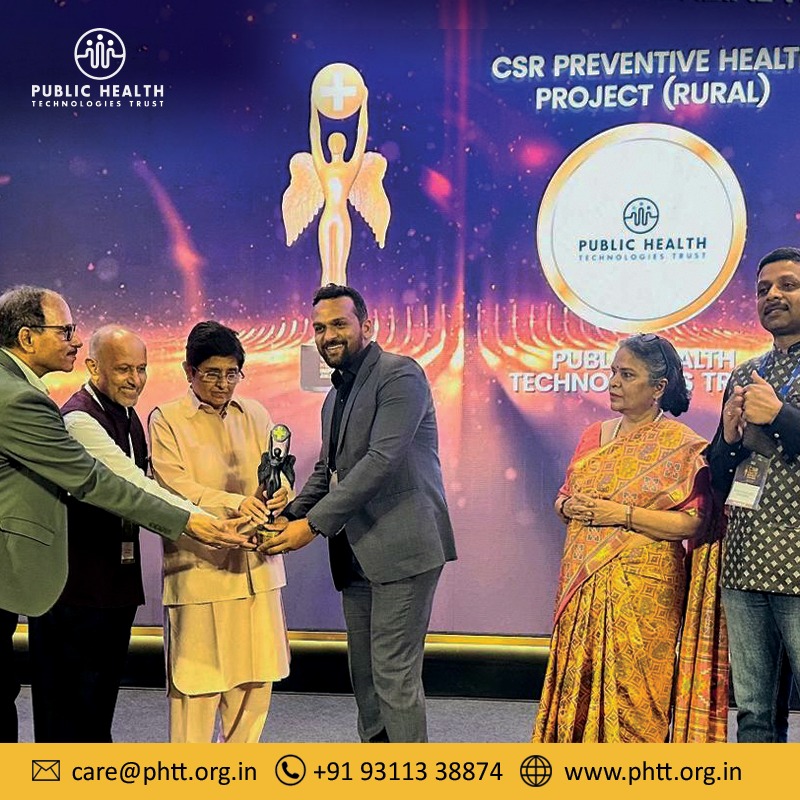 PHTTIndia's tweet photo. "Kudos" to PHTT for the remarkable achievement of being awarded the "CSR Preventive Health Projects (Rural)" at the prestigious CSR Health Impact Awards 2023 by IHW Council. #PHTT #CSRinitiatives #CSRheads #IHWcouncil #Achievements #CSRhealth #Awards2023 https://t.co/1HEU7euaNN