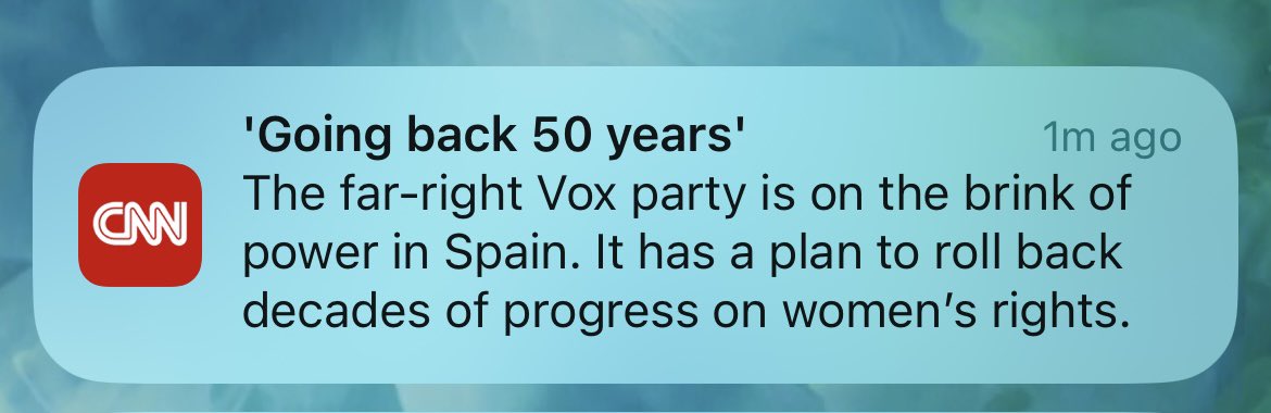 Confiamos en que sobre todo las mujeres conservadoras piensen bien antes de votar.