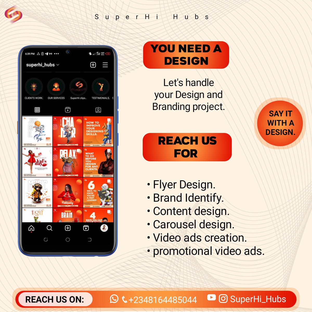 jaywon990's tweet photo. SAY IT WITH A DESIGN! 

Take your brand further. 

Let's make a statement with your DESIGN, by designing content that will directly increase your sales. https://t.co/9CjBZq3T68