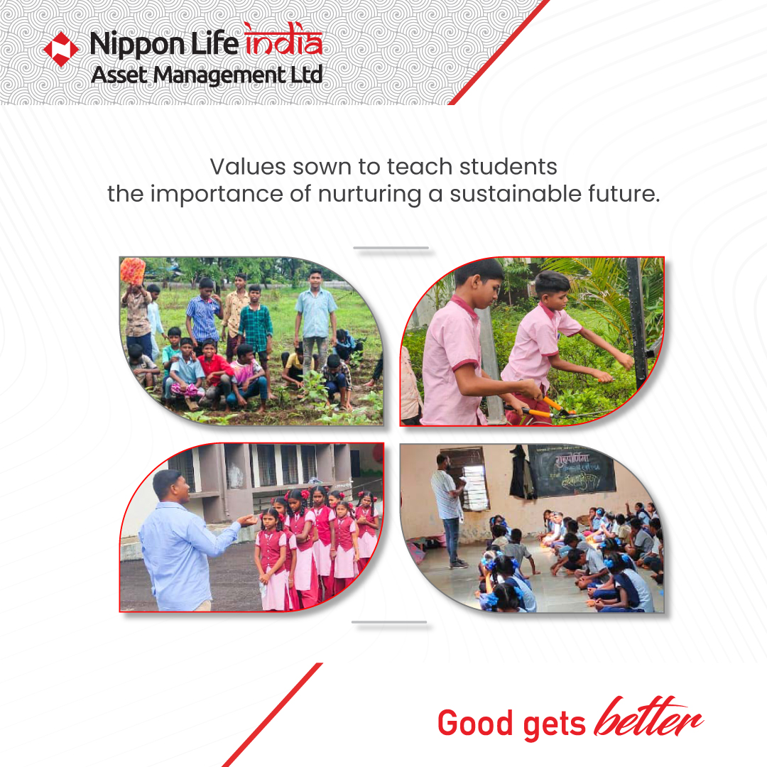 NipponIndiaMF's tweet photo. We are proud to partner with Pragati - IRHDP to enhance the overall well-being of students from Ashram and Zilla Parishad schools and impart valuable learnings.
#CSR #StudentLearnings #PragatiIRHDP #GoodGetsBetter #NAMIndia https://t.co/OjoKcoLdsQ