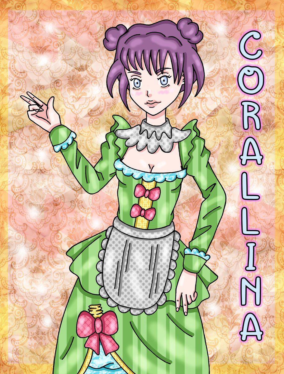 harpiadelbosque's tweet photo. Test 57 #Corallina #commediadellarte #originalcharacter #OC (Pen + PS) https://t.co/ddN6tsSqEe