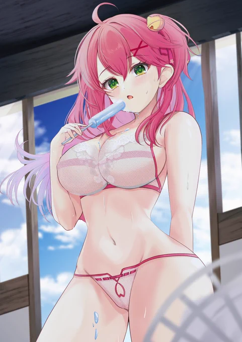 溶けるにぇ #miko_Art