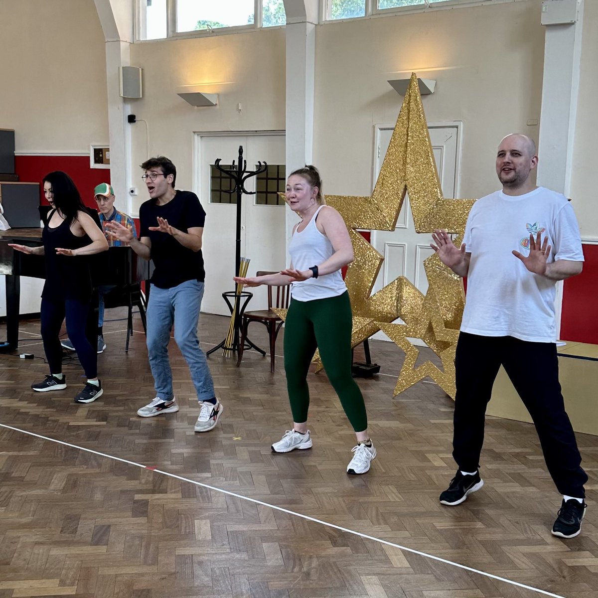 Behind the scenes at rehearsals, with writer Alexander S Bermange, director Matthew Parker &amp; Jennifer Caldwell, Sev Keoshgerian, Rhidian Marc &amp; Julie Yammanee

More pics on Instagram: instagram.com/iwishmylifewer…

Tickets at tickets.gildedballoon.co.uk/event/14:4578/ &amp; wiltons.org.uk/whatson/804-i-… #EdFringe