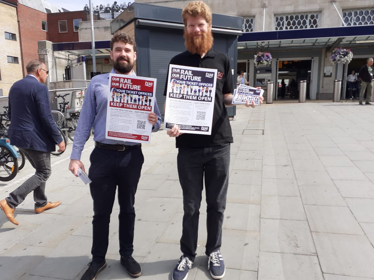 TSSAunion's tweet photo. So proud of all our reps and members who have been out campaigning to #Saveourticketoffices
To help the cause, have your say at the public consultation: https://t.co/aWMGQV0kev https://t.co/0pE3rK7Qf8