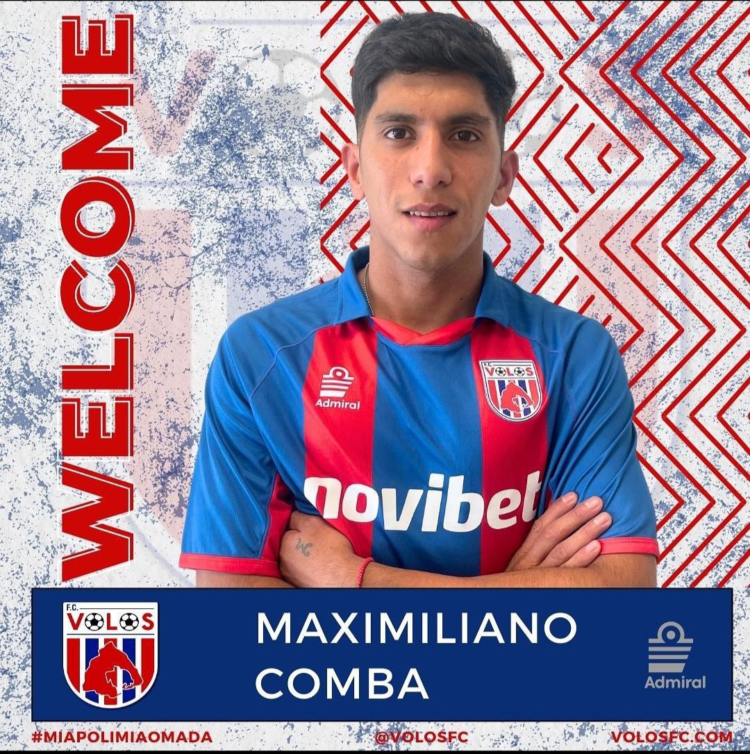 atenas_futbol's tweet photo. ✒️ Maximiliano Comba es nuevo jugaydel #VolosNFC!!
El argentino viene de jugar en #GELP https://t.co/KpVjGf0Pyb