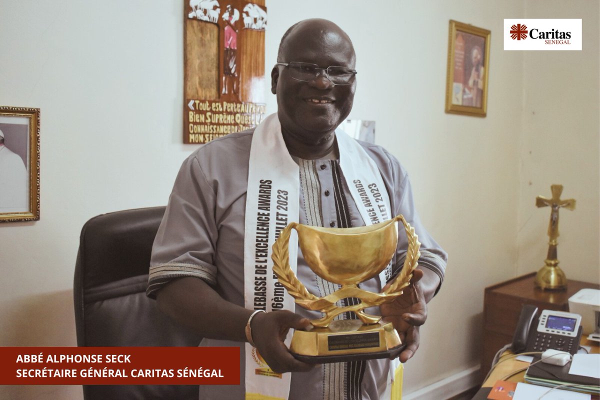 Caritas Senegal named best humanitarian organization 2023 !!! fb.watch/lW9iQybjnx/
<a href="/iamCARITAS/">Caritas</a> <a href="/CaritasAfrica/">Caritas Africa</a> <a href="/espila/">espila</a> <a href="/CaritasAustria/">Caritas Österreich</a> @HORIZONT3000 <a href="/AustrianDev/">AustrianDev</a> <a href="/mlcaritas/">Michael Landau</a> <a href="/ChristophRiedl/">Christoph Riedl</a> <a href="/MartaPetrosillo/">Marta Petrosillo</a> <a href="/CICODEVAfrica/">CICODEV Afrique</a> <a href="/Cncr_Senegal/">CNCR Sénégal: https://cncr.org/</a> @abdourami <a href="/scoutdusenegal/">Scout Du Sénégal Officiel ⚜️🌍</a> #award <a href="/endalead/">Enda Lead Afrique Francophone</a>