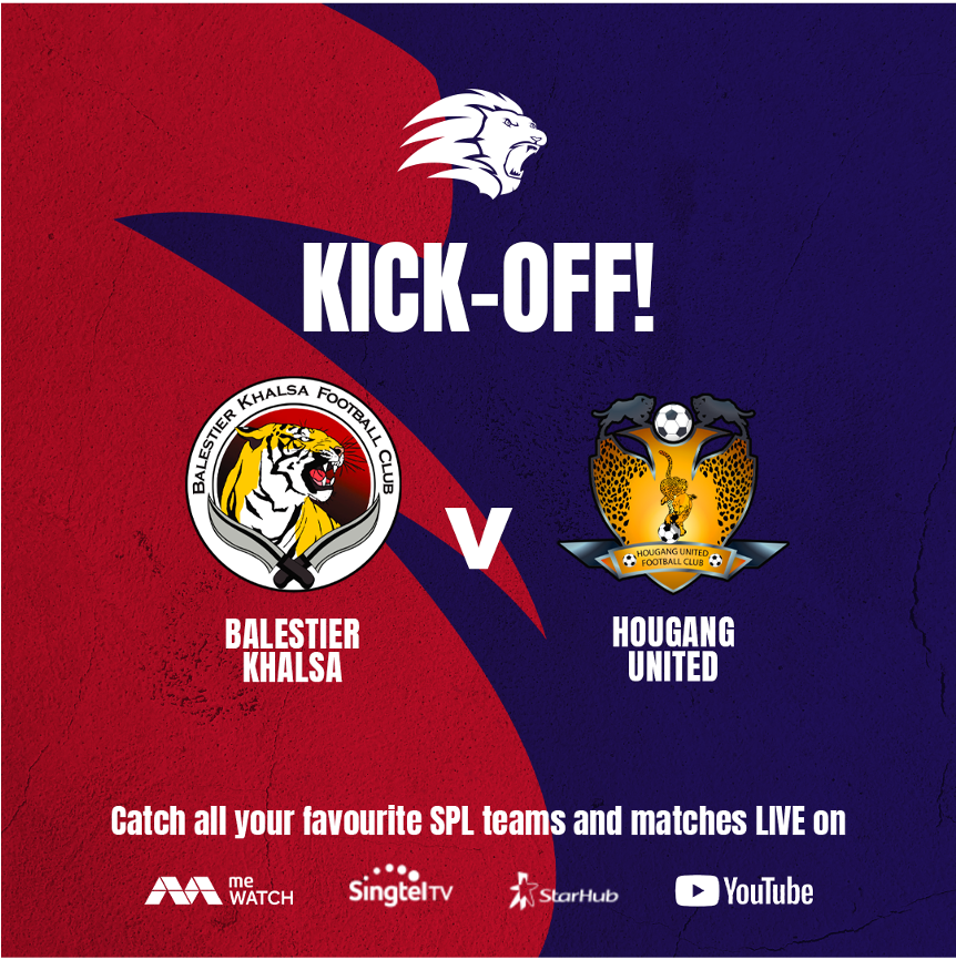 SGPremierLeague's tweet photo. KICK-OFF! Balestier vs Hougang #SPL #BALHOU
LIVE ➡️ YouTube (https://t.co/h8E4FiwP86), meWATCH (https://t.co/fHQKsnZydU), Singtel Ch 111 https://t.co/qg4yHJkWlv