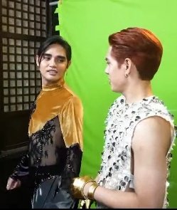 jmpwlnase's tweet photo. to think na this gento shoot is prior from the showbreak thingy and pablo still does that to stell. he fanboys as much as he can. he always compliments stell. he always does, and he'll always will ✨🥹

so yes,everything doesn't revolve with mission. those are genuine actions. https://t.co/s6Gz13eNNs