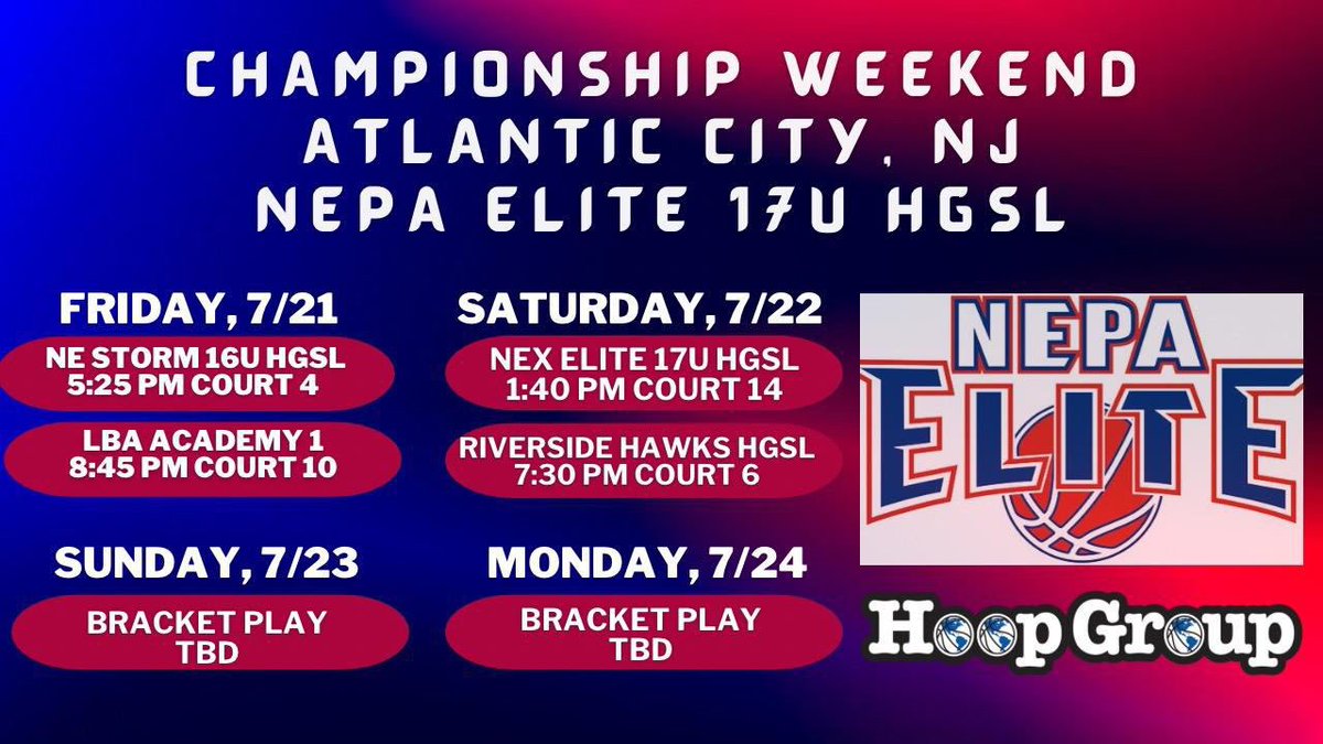 MollyJenkins0's tweet photo. Looking forward to a great weekend of basketball with my teammates in Atlantic City. Here is our schedule! https://t.co/cWi5iPmN8j