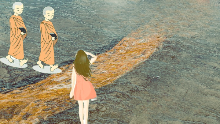Lifemastery6's tweet photo. Two Buddhist monks, on their way to the monastery, found an exceedingly beautiful woman at the riverbank.

What happened next is a lesson you all need to learn👇 https://t.co/Hv60Jdokwv