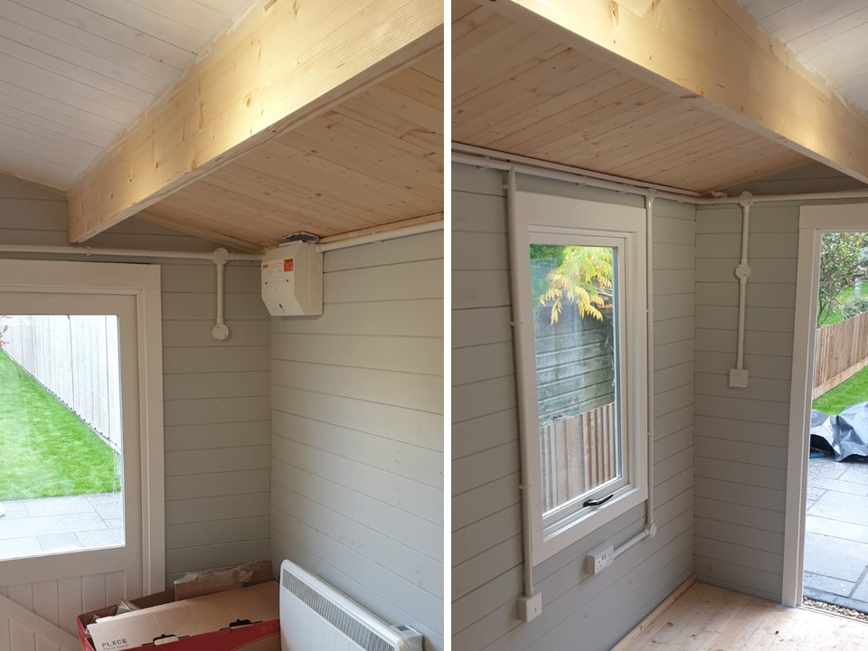 Need some power in your Garden outhouse? 🏡 We've got you covered! ⚡

We've outfitted this outhouse with it's own Consumer Unit, sockets, lights and electric heaters!

#electrics #electrician #uk #tradesman #professional