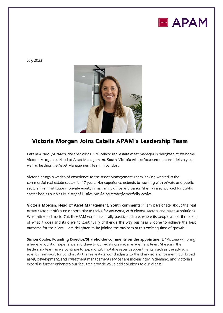 Catella APAM tweet media