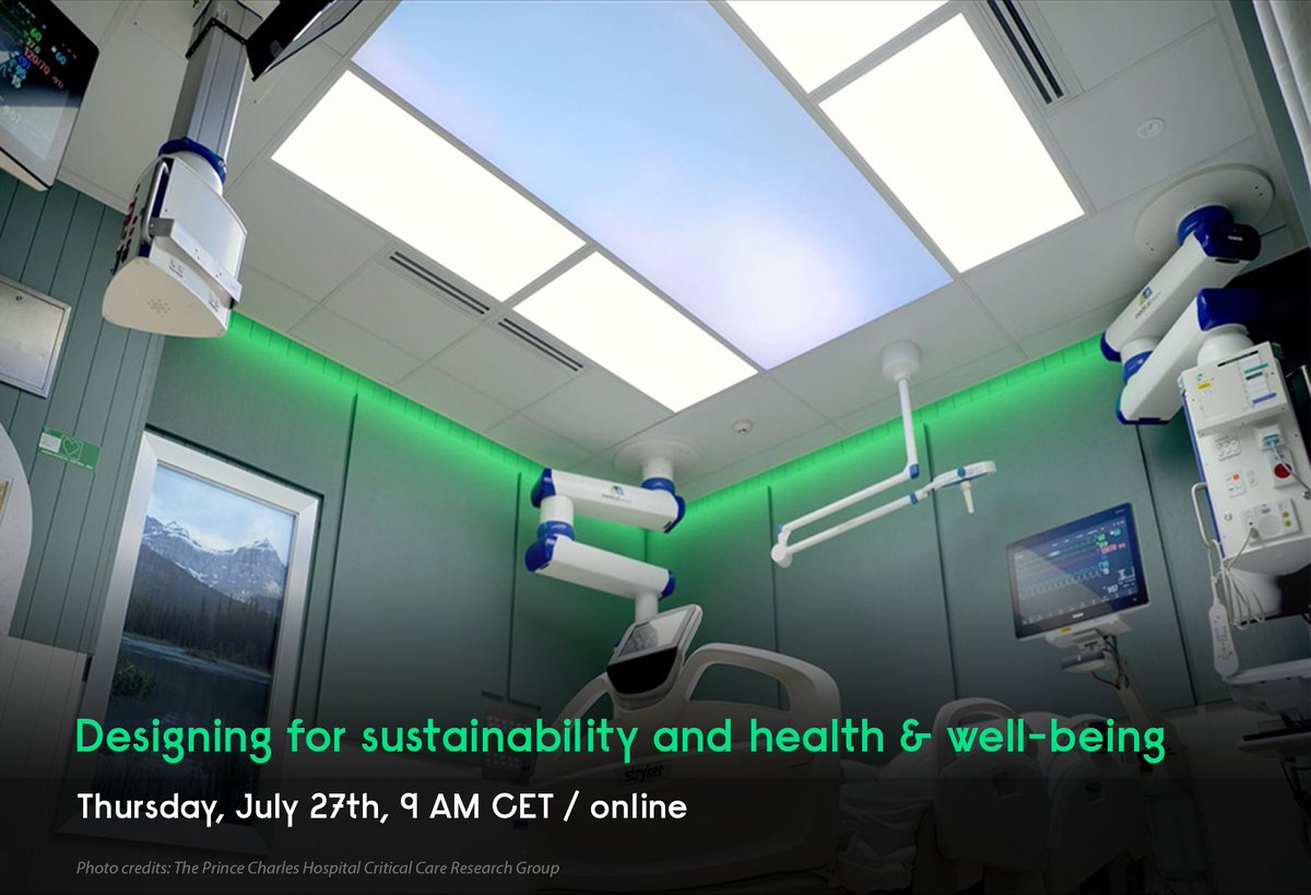 Join us for an exclusive webinar, 'Designing for sustainability and health & well-being,' live on Thursday, July 27, 2023, at 9 am CET! 

Don't miss out! Register now! signify.co/3OneWrp

#Healthcare #HealthAndWellBeing #Sustainability #PatientCentric