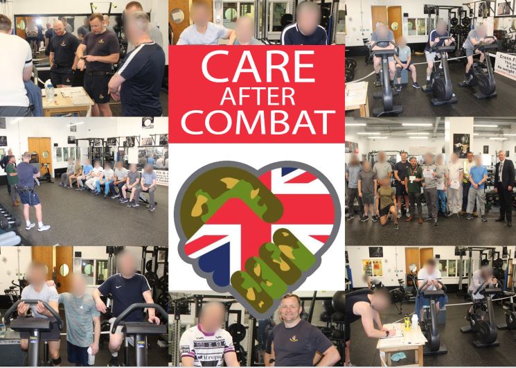 CareafterCombat's tweet photo. We were pleased to receive a cheque from the veterans in custody and officers taking part in the Care after Combat prison bike ride.

Thank you to PEI Andy Sheldon and the gym staff from @HMP_Humber for facilitating this and for the continuing to support veterans in the prison. https://t.co/8PRwq3MMuB