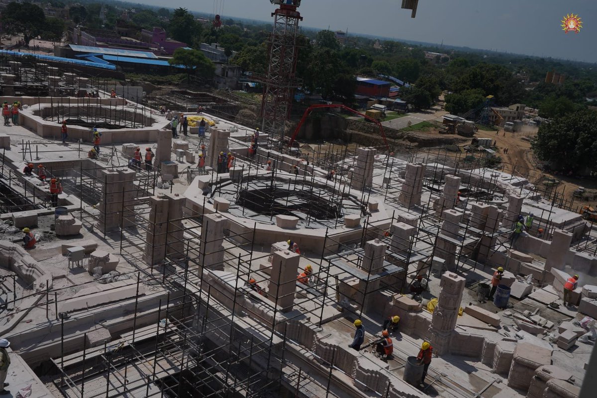 AshishDehati's tweet photo. π©Witness the divine progress ! @ShriRamTeerth shares the latest captivating photographs of #RamMandir construction in #Ayodhya. Let us unite in celebrating this monumental journey of faith and harmony. πποΈ #RamMandirConstruction #DivineProgress #FaithInUnity π©π https://t.co/2pBEqlytug