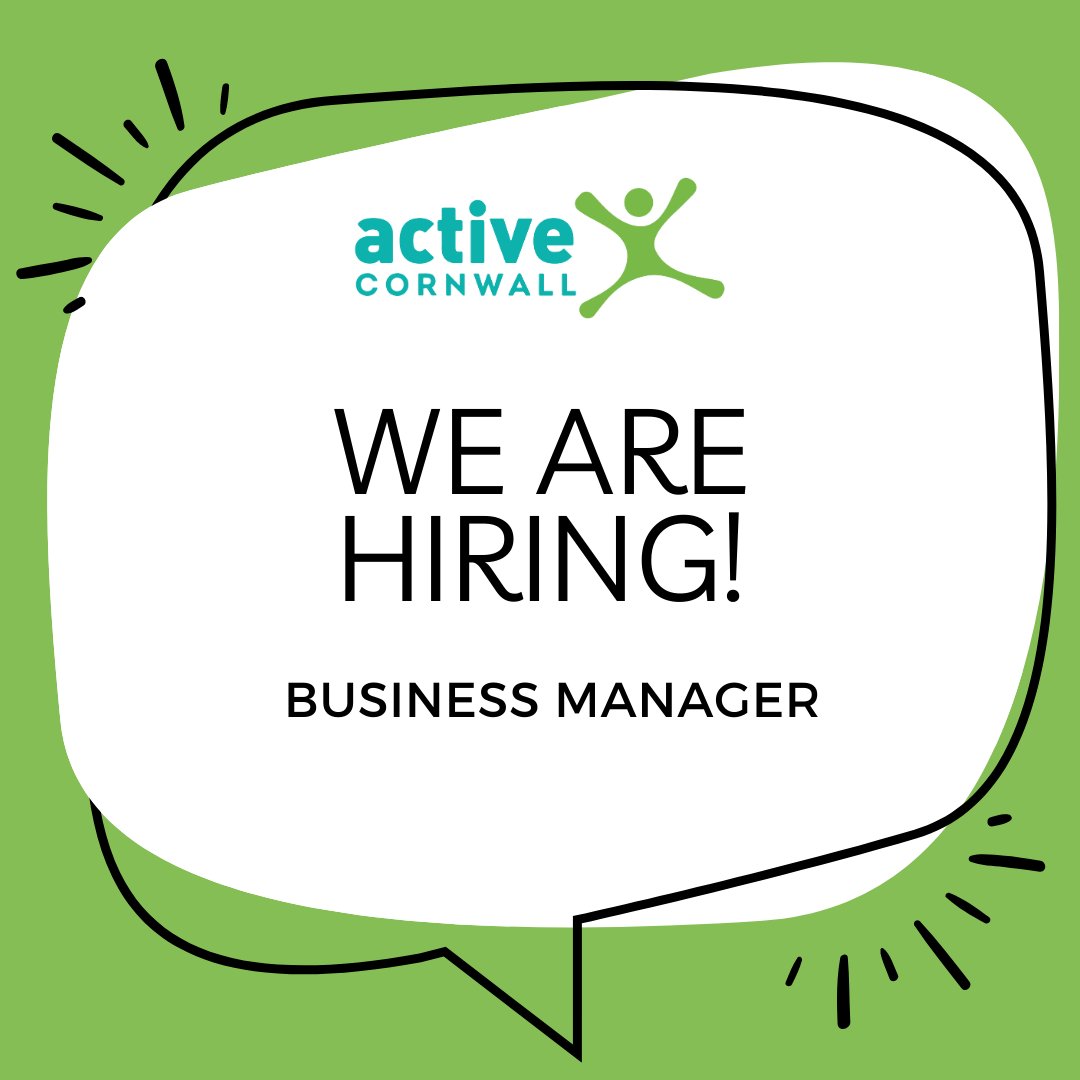 cornwall_active's tweet photo. Would you like to come and work with our fantastic team at Active Cornwall?

We're looking for a Business Manager.

Details are on our website:

https://t.co/UkMveJozg8 https://t.co/CXm4y86K0T