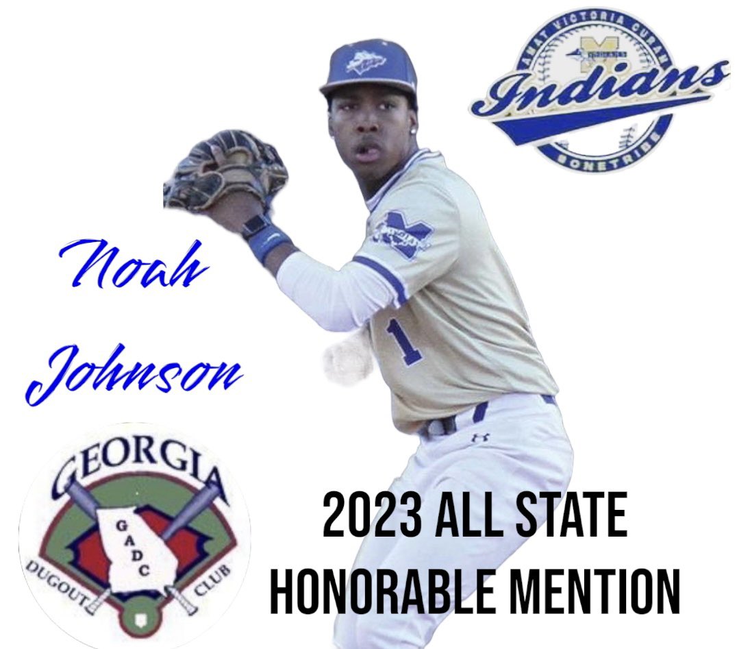Congratulations to Noah Johnson <a href="/6xNoah/">Noah Johnson</a> for being selected Georgia All State Honorable Mention! Well deserved! #OneTribe #AVC #ICE 🧊 <a href="/McEachernSports/">McEachern HS Athletics</a>  <a href="/MHSBBRecruits/">McEachern Baseball Recruits</a>