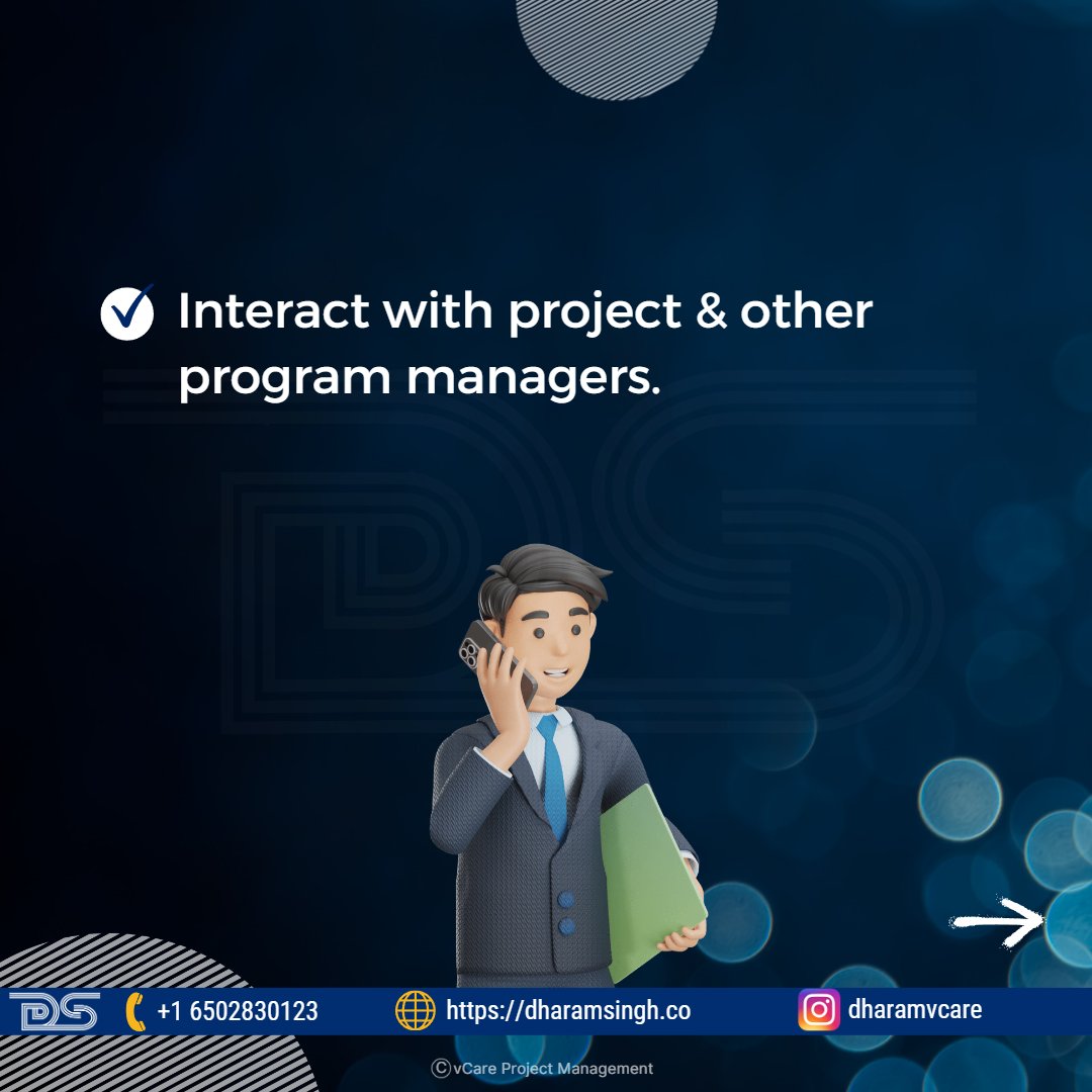 Dharam_PgMP's tweet image. 2(9) Interact with project and other program managers.

#pfmp4u #pmp4u #pgmpcourse #pfmpcertification