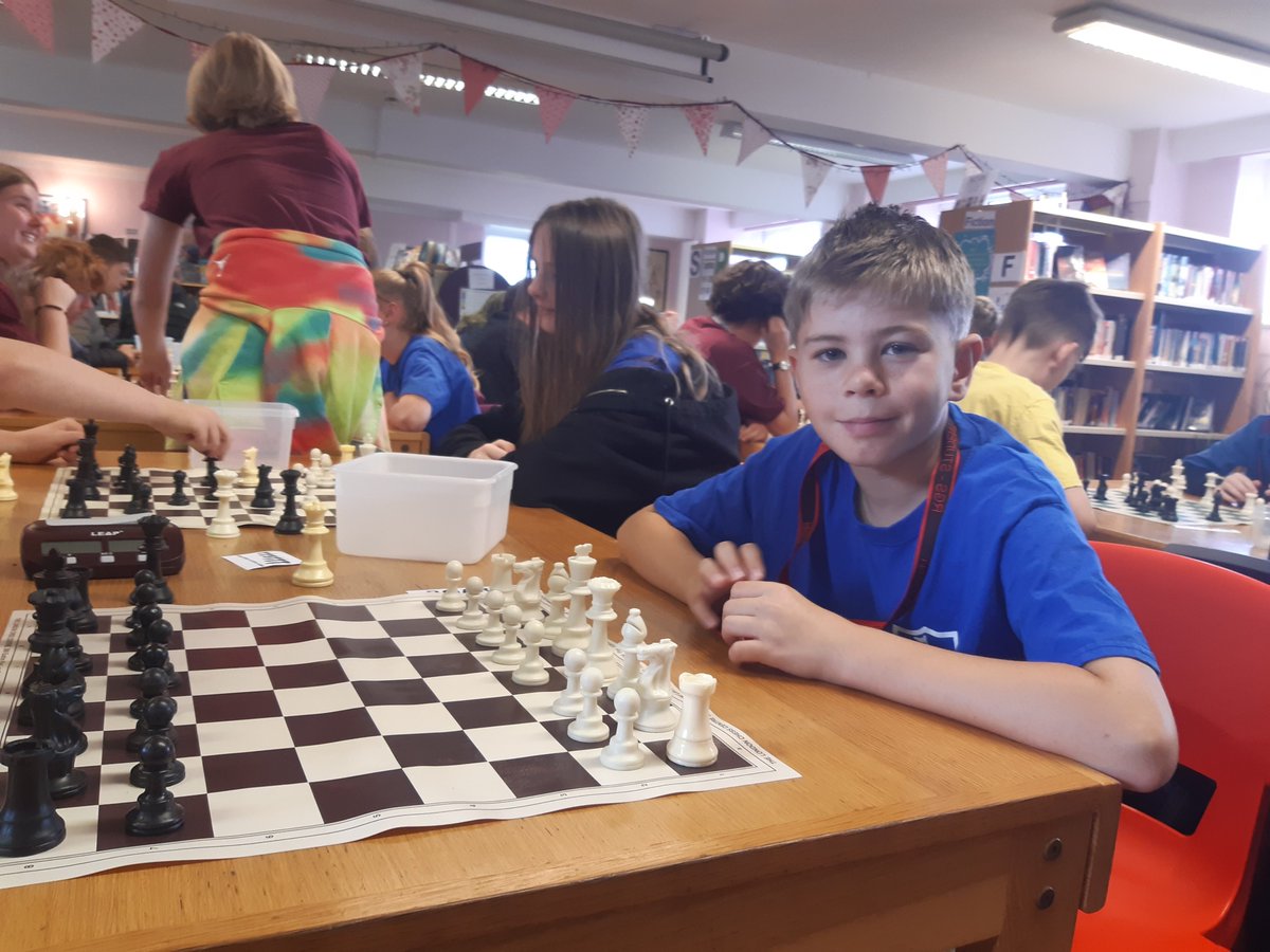 Chess: everyone was incredibly focussed and concentrating.