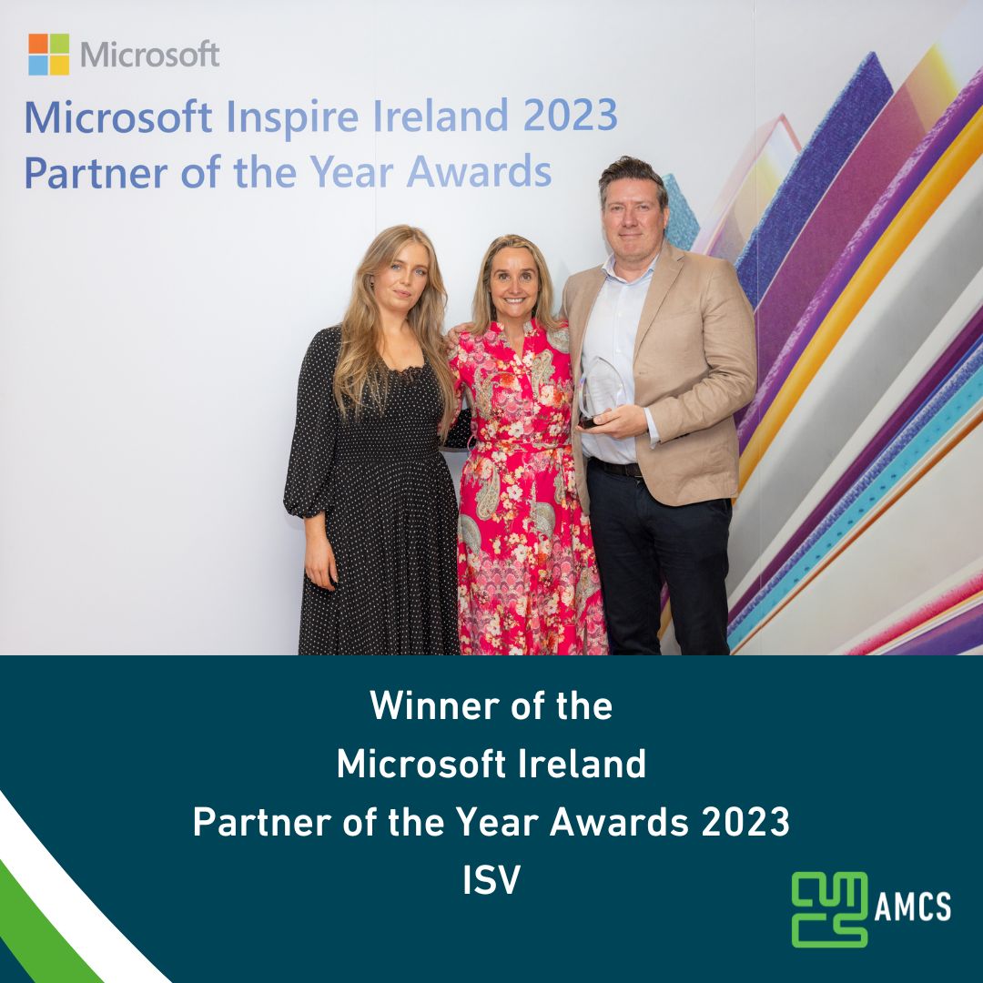 AMCS Group were delighted to attend the Microsoft Inspire 2023 Partner of the Year Awards in Dublin yesterday. And we were thrilled to win the award for Independent Software Vendor of the Year 🏆🙌🏻

#AMCS #Microsoft #MicrosoftInspire #PartneroftheYearAwards #MicrosoftAzure