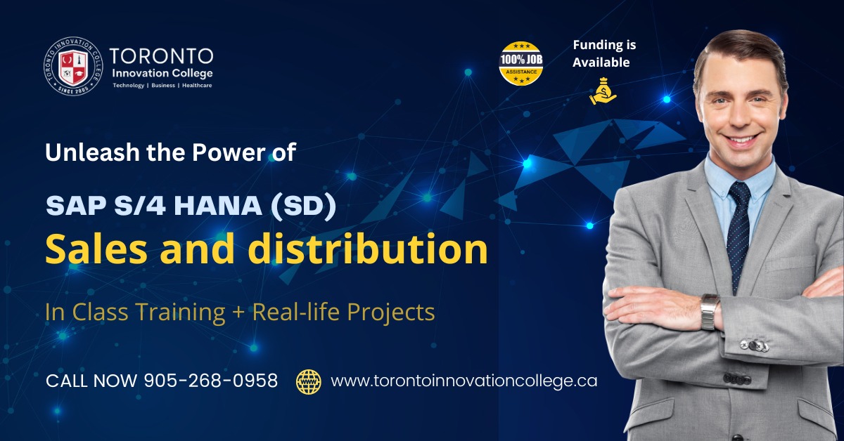 IibsSap38978's tweet image. SAP S/4 HANA Sales And Distribution Certification
Avail funding opportunities Guarantee of 100% job assistance
Batch Start Date: 30 Jul. 2023 For further details contact us via email at info@torontoinnovationcollege.ca or call at +1-905-268-0958
#SalesAndDistribution #SAPSD
