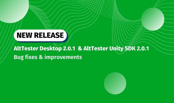 AltTesterSays's tweet image. We&apos;ve worked on a hotfix for #AltTesterUnitySDK &amp;amp; #AltTesterDesktop. 

We’ve made some bug fixes and improvements that are available now with our current release and will make your testing experience smoother and easier.   

More details about the latest release on our Discord…