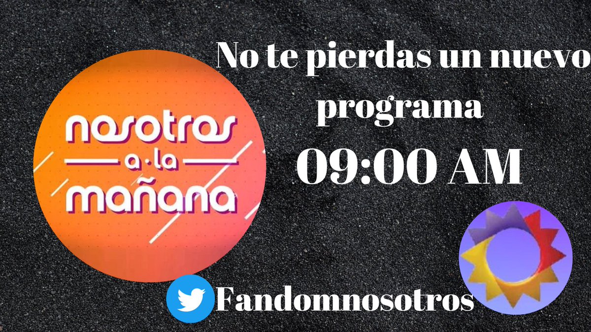 En minutos un programa más de <a href="/NosotrosElTrece/">Nosotros a la mañana</a> ..
Con #ElNegroOro y parte del equipo que SIEMPRE te acompaña <a href="/JuanEtchegoyen/">Juan Etchegoyen</a> <a href="/pampamonaco/">Pampa Monaco</a> <a href="/mdilenarda/">Mariel Di Lenarda</a>  <a href="/chinoam/">Chino Rey ⭐️⭐️⭐️💚🇦🇷</a>
