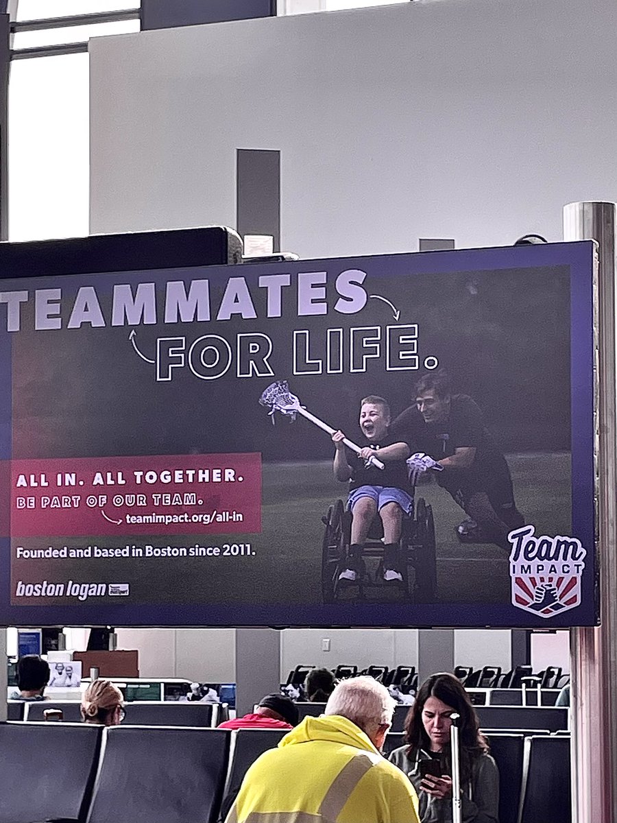 Always great to see @GoTeamIMPACT at Logan Airport. Thank you @Massport for the continued support! #AllInAllTogether