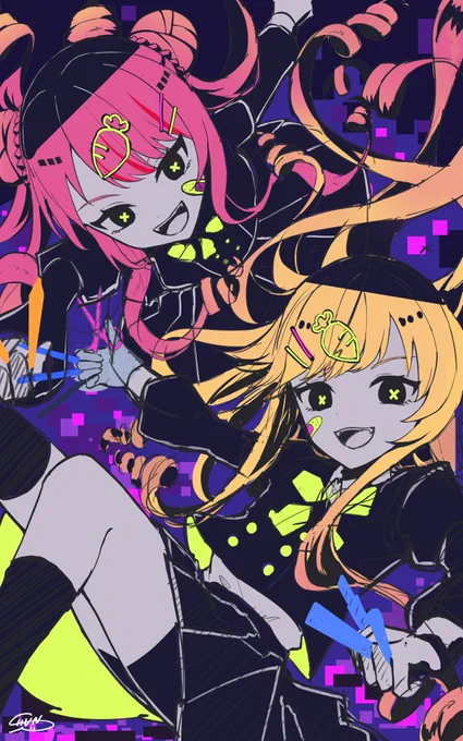 復活のWIP カラーラフ楽しくて描き込み過ぎる