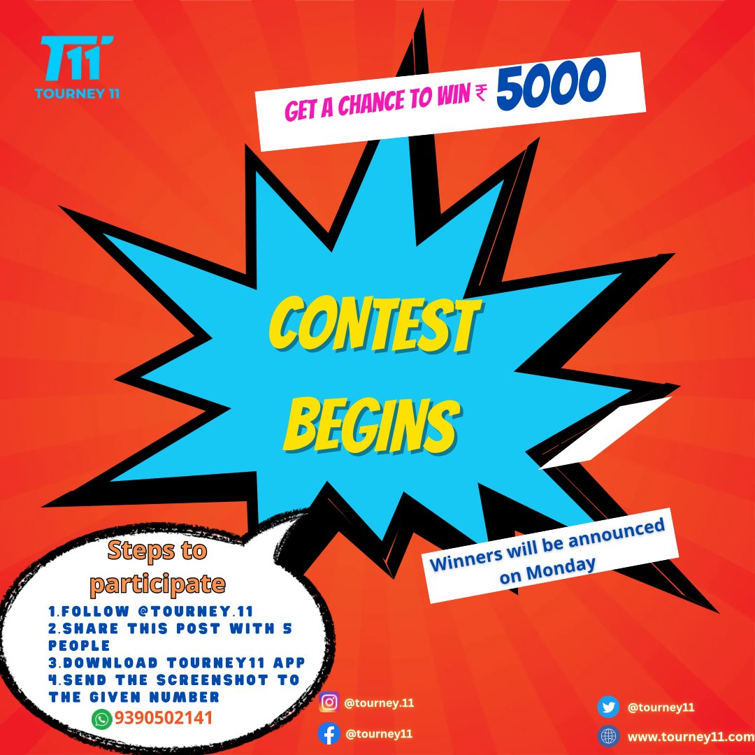 MediaM54355969's tweet photo. Its time to get RS 5000 in Wallet!!!
Steps to Participate:
1 - Follow this page @tourney11
2 - Share this post to 5 people
3 - Download Tourney11 app link is in the bio
4 - Send screenshots to 9390502141
#Rummy
#RummyGame
#RummyLove
#RummyAddict
#RummyPlayers
#RummyStrategy https://t.co/NBClNxZkLy