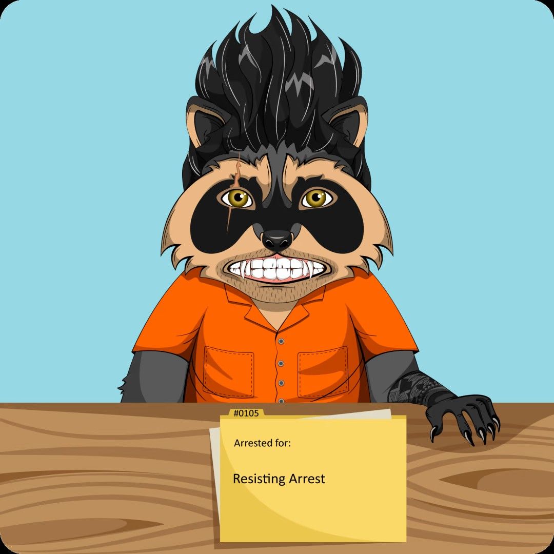 He is an ex-student employed by a cleaning company connected to the Ethereum blockchain. While assigned to a hospital, he committed a serious offense by stealing morphine from the lab. When the police came to apprehend him, he attempted to escape through a window.
#PFP #RIC #NFTs