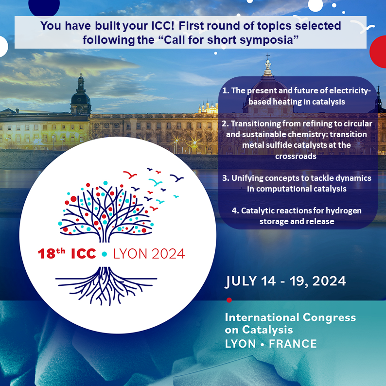 You have built your ICC!! Below are the first 4 out of 8 topics selected for the scientific programme of ICC, after the Call for Short Symposia this spring... Stay tuned for the next 4, and discover them all on the website: icc-lyon2024.fr/index.php?ongl… @reseauSCF @RJ_SCF @DivcatScf