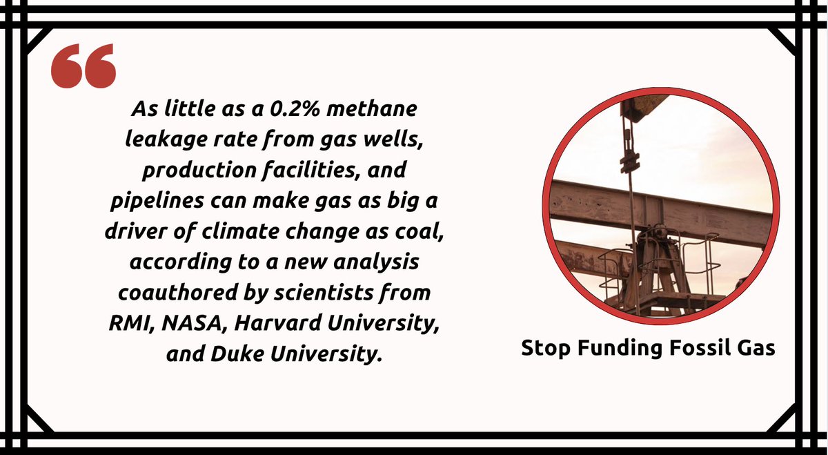 bigshiftglobal's tweet photo. The time is now to shift finance to #RenewableEnergy!!!
This article @RockyMtnInst & @npr_ed exposed the risk 0.2% #Methane leakage from #Gas par with the climate impact of #Coal.
https://t.co/beqTwIdjcj
#StopFundingFossilFuels
#GasIsNotClean
#MDBsParisAlignment https://t.co/NS3KZP3CRO