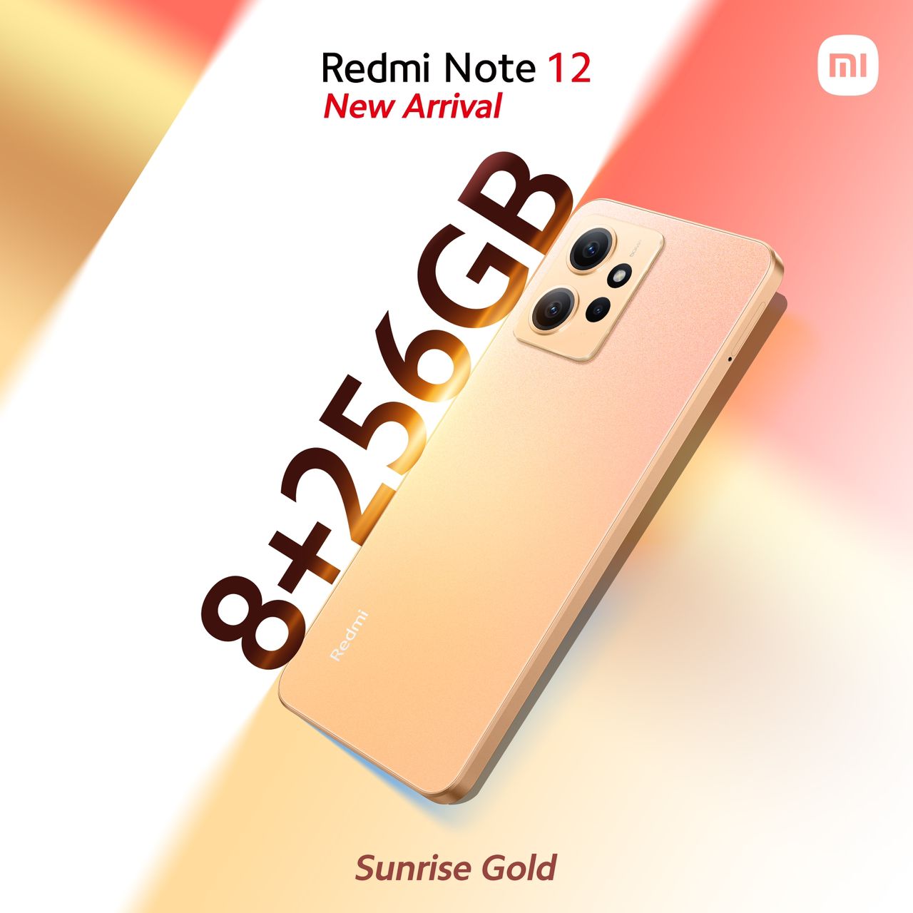 Xiaomi Nigeria on X: 🌟 Exciting news! Redmi Note 12 is here with a  stunning new sunrise gold color and an upgraded variant of 8+256GB storage!  😍 Get ready to experience top-notch