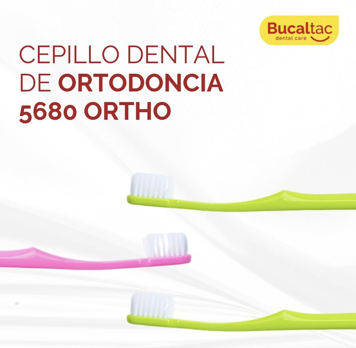 ✅Cepillo dental de Ortodoncia <a href="/bucaltac/">Bucal Tac Grimberg</a> 
👉Sus fibras corte en “V” permiten una correcta higiene dental alrededor del aparato de ortodoncia y otros aparatos dentales, limpiando efectivamente alrededor de los brackets y alambres✅

#TODOLOQUENECESITAS #dientessanos