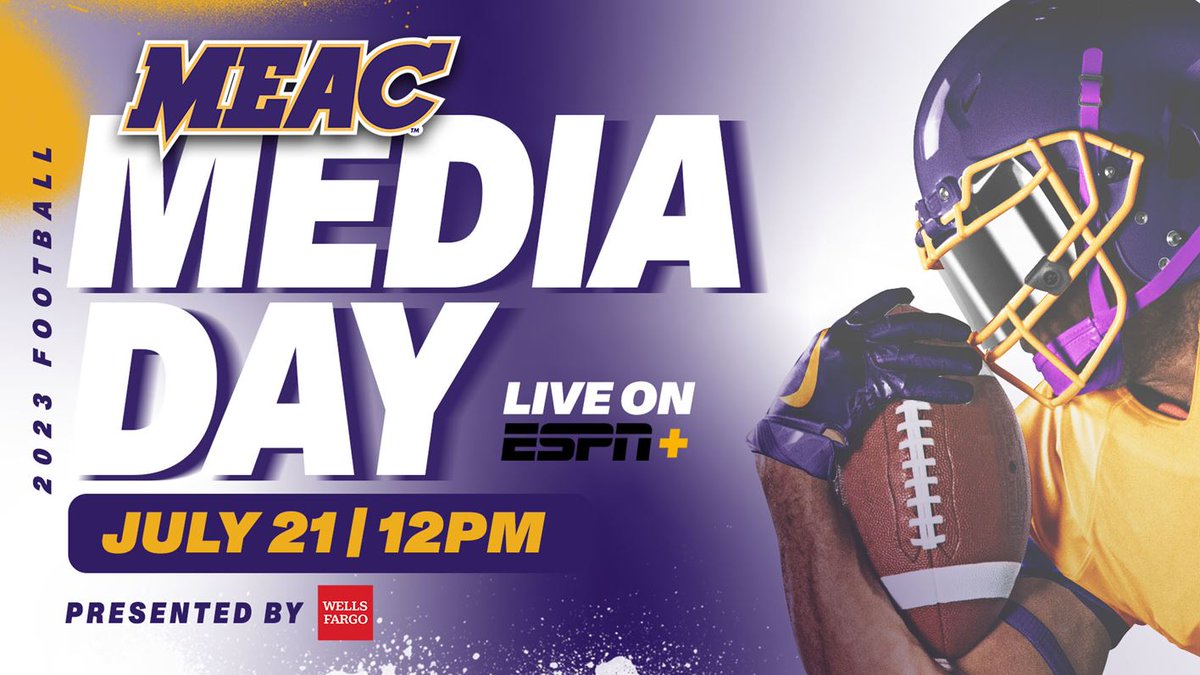 BULLDOG NATION!! It’s MEAC FOOTBALL MEDIA DAY!! Find out where your 18x MEAC Champion South Carolina State Bulldogs are picked preseason and some of the players to watch around the league. For more information visit meacsports.com or you can watch live on ESPN+ at 12 pm.