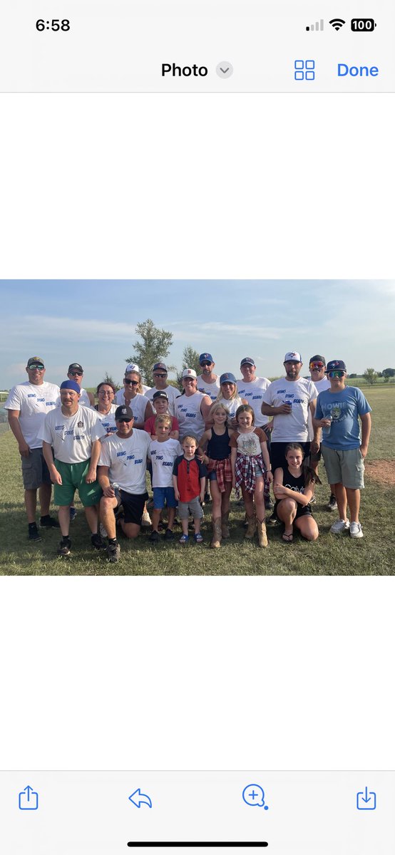 markryckman1's tweet photo. Even though we lost in the finals(again), the day was a win for our team captain Murray Couling!  As u know this guy is a beauty.  5 for 5 with 5 HR’s for the day. https://t.co/8YAI3fuNJS