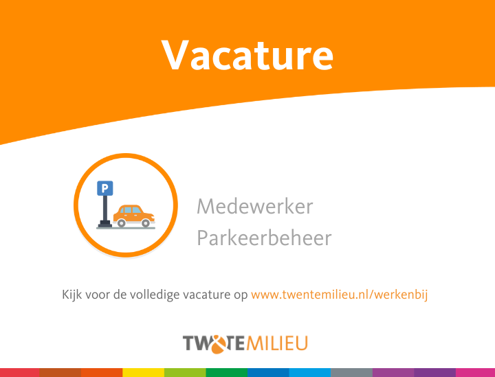 TwenteMilieu's tweet photo. Ben jij de nieuwe Medewerker Parkeerbeheer die wij zoeken? 🚘 Bekijk dan snel de vacature! 👉 https://t.co/YOFREZ0GQp
#vacature #parkeren #parkeerbeheer #medewerker #nieuwecollega https://t.co/UXPf9UjbJb