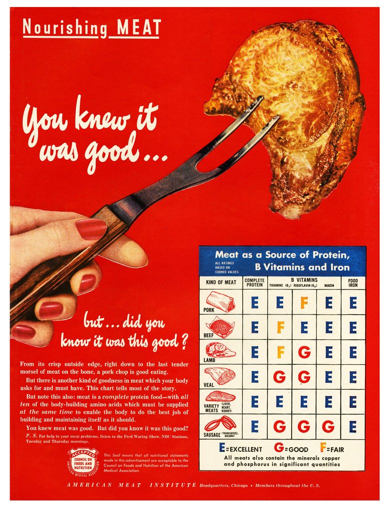 The Regenaissance on Twitter "Meat USED to be a staple in the American