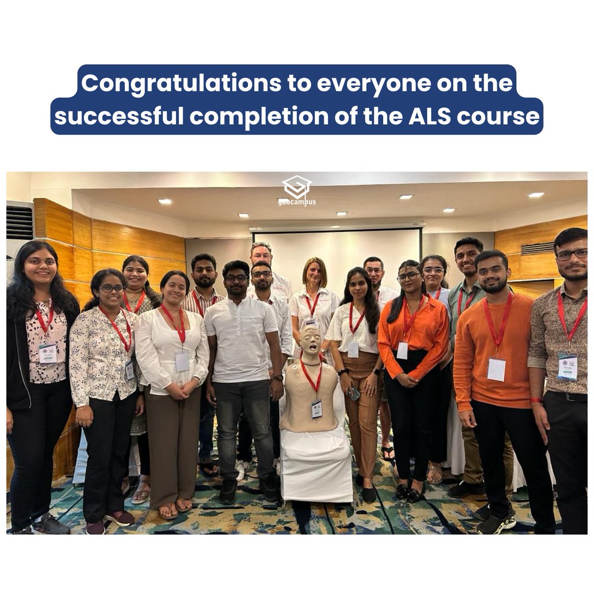 goocampus_in's tweet image. Congratulations on successfully finishing Batch-2 of the ERC-approved ALS course in Bangalore!

#alscourse #ercapproved #medical #ALS #goocampus #uk  #bangalore #advancedlifesupport