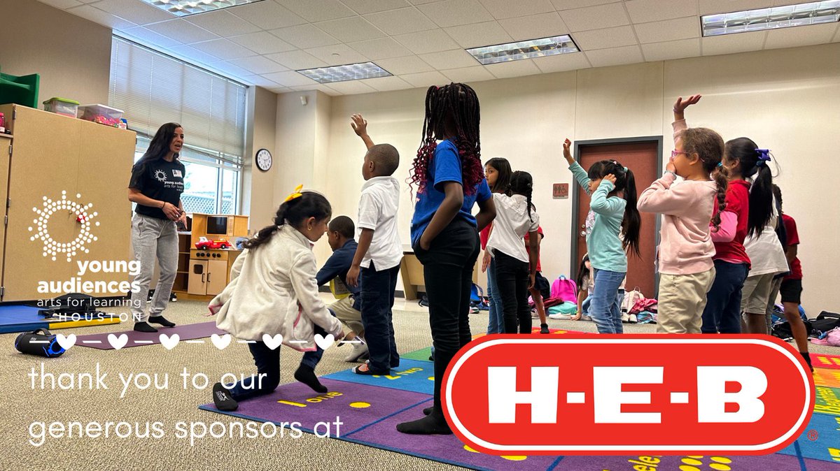 yahouston's tweet image. Summer is here but we are gearing up for an exciting new school year! Thanks to our partners at @HEB for supporting our efforts in increasing arts and education access to children across Southeast Texas. 

#EveryChild #ArtsForLearning